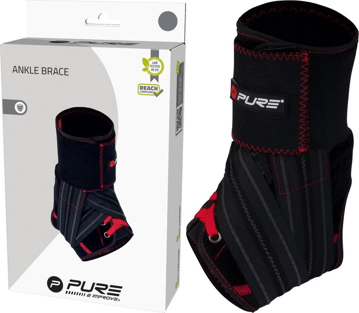 Actual product image Luxtri Ankle Brace for Lacing M/L Breathable Subtalar Joint Bandage for Men and Women (M, L)