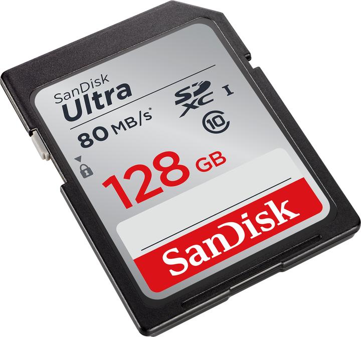Actual product image SanDisk Ultra U1 (128 GB, SDXC, U1, UHS-I)