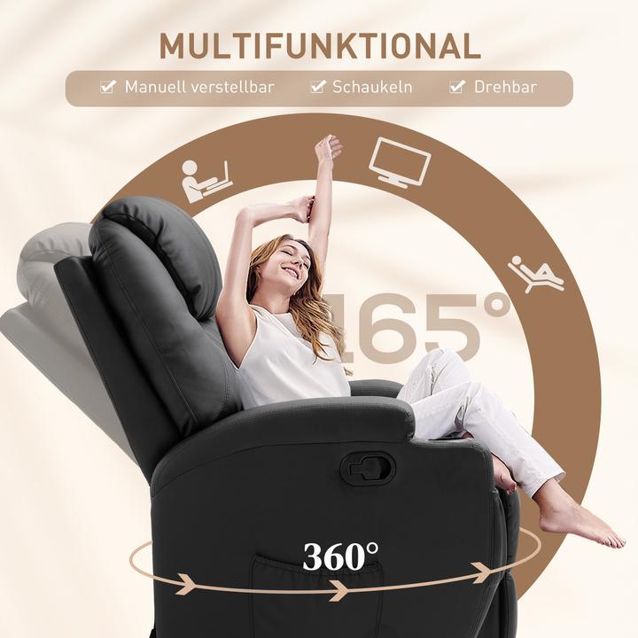 Immagine prodotto Homcom Massagesessel mit Liegefunktion