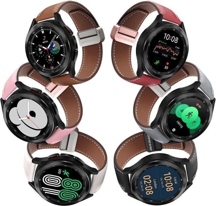 Immagine prodotto Dux Ducis Cinturino in vera pelle della serie YA (22 mm, Vera pelle, Galaxy Watch3 (45mm), Ingranaggio S3 Classic, Gear S3 Frontier)