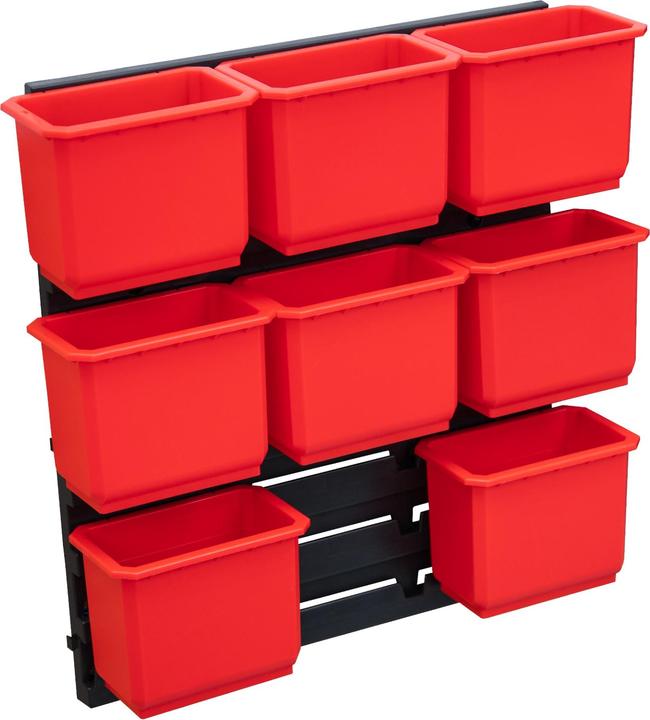 Immagine prodotto Tool Brothers Set di contenitori RHINO Toolbrothers No. 2 Parete dell'officina 39 x 35 cm con 8 contenitori per