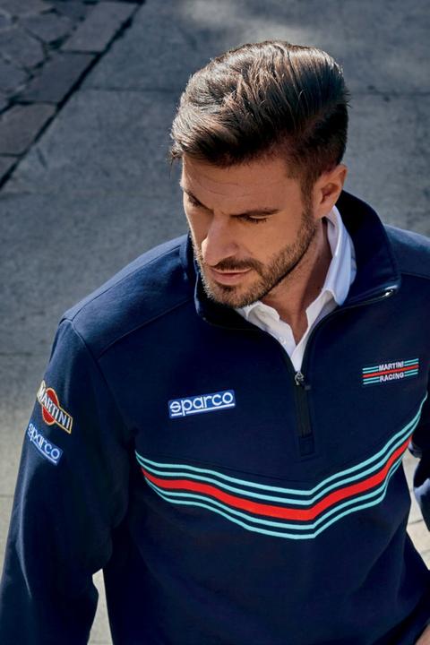 Actual product image Sparco Martini Racing Half Zip Sweatshirt (M)