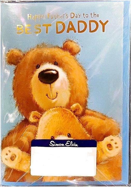 Produktbild Simon Elvin Grusskarte To The Best Daddy Vatertag 6erPack Karton (6 Stk.)