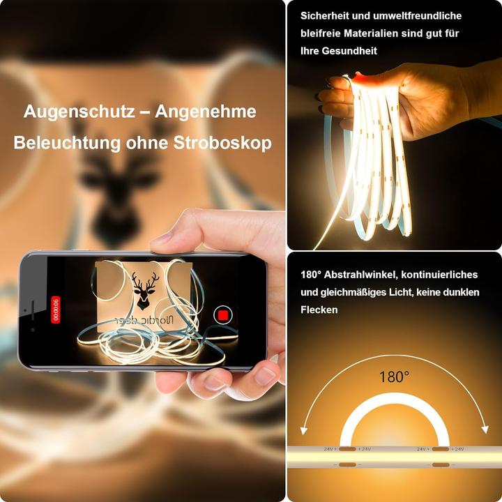 Produktbild Lumina Swiss LED Strip (Warmweiss, 500 cm, Indoor)