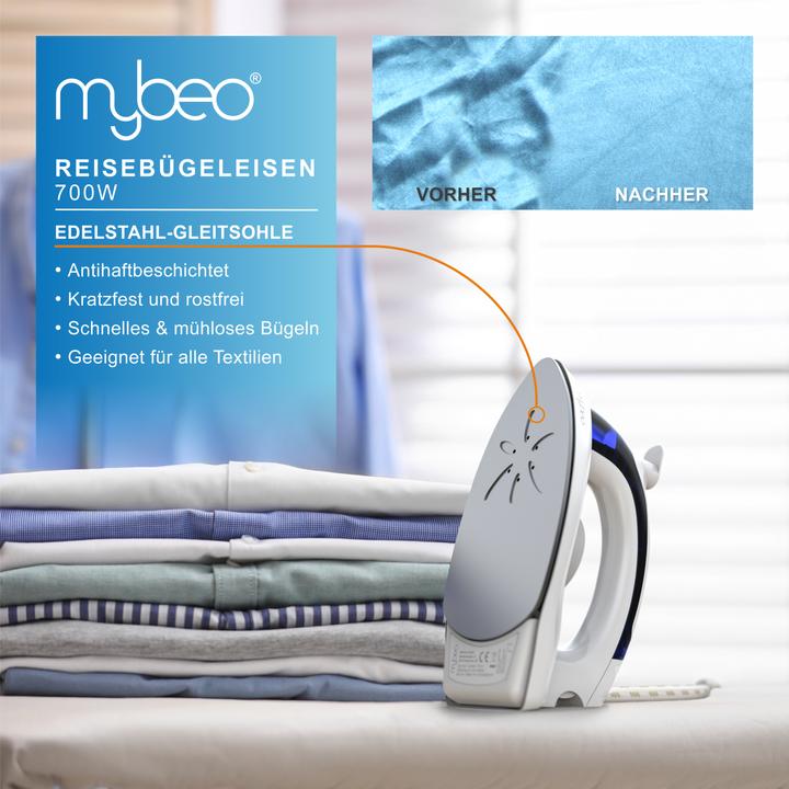 Actual product image Mybeo Travel iron (700 W)