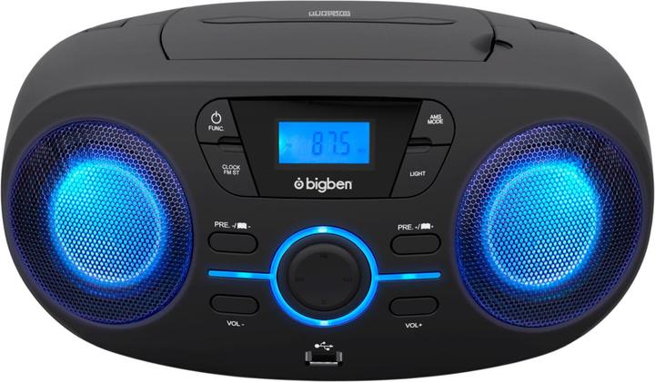 Bigben Tragbares CD/ Radio CD61 UBS - schwarz (FM, PLL)
