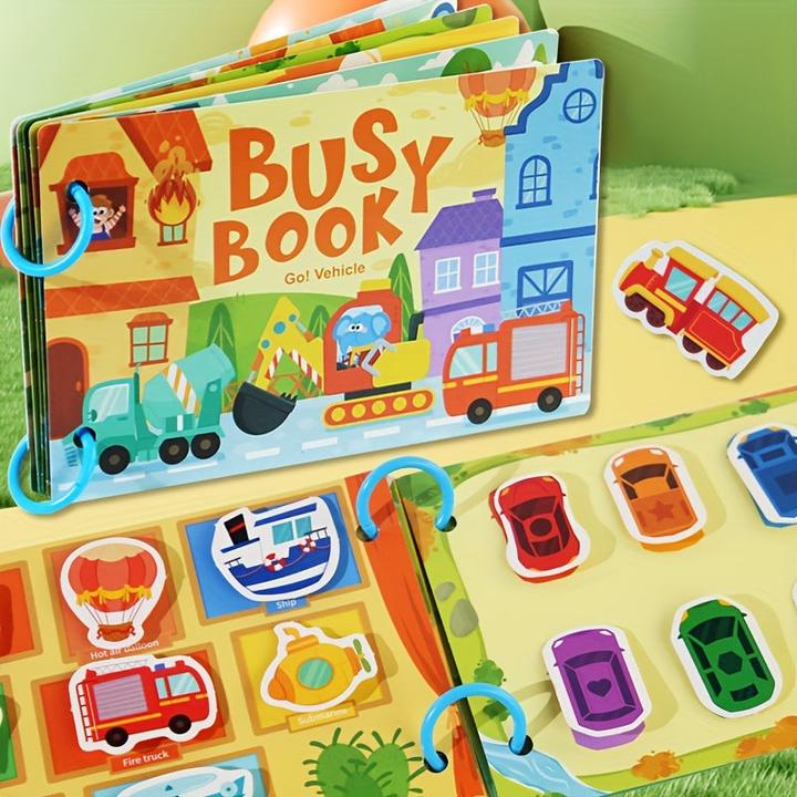 Produktbild Activity Board 1 Stück Stummes Lernspielzeug für Kinder im Alter von 3 bis 5 Jahren - lustiges Lernbuch mit