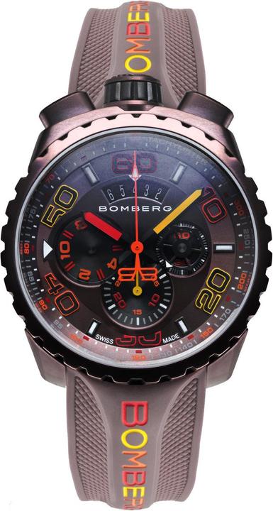 Bomberg Bolt-68 Chroma Brown (Chronograph, Analoguhr, 45 mm)