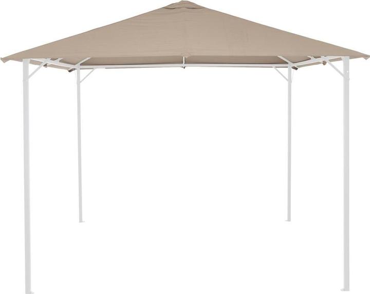 Siena Garden Roof Phoenix, square, 300x300 cm, roof made of polyester PU-coated 180 g/m² in taupe, fit... (3000 cm, 3000 cm)