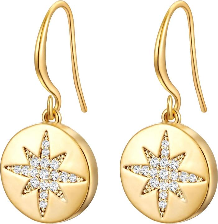 Image du produit Lulu & Jane Boucles d'oreilles femme étoile métal - 35616 (Alliage métallique)