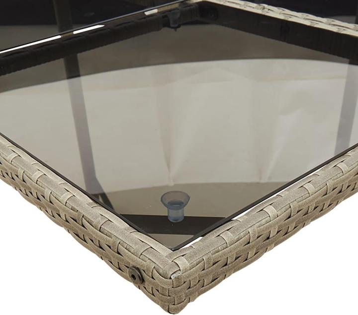 Image du produit VidaXL Meuble de jardin Salle à manger Ensemble de jardin 13 pièces Gris Poly Rattan (330 cm)