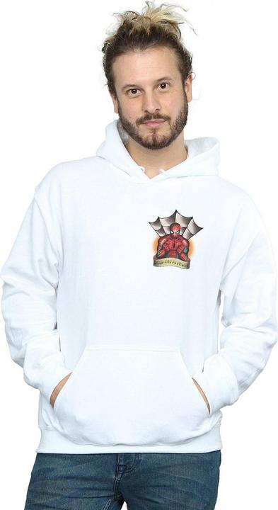 Image du produit - Sweat à capuche SPIDER-MAN TATTOO BREAST PRINT - Homme (3XL)