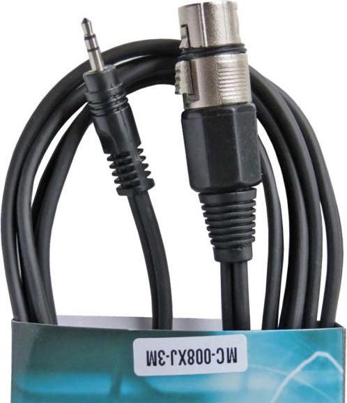 Produktbild keepdrum MC-008XJ 3m XLR Female - 3,5mm Miniklinke (3 m)