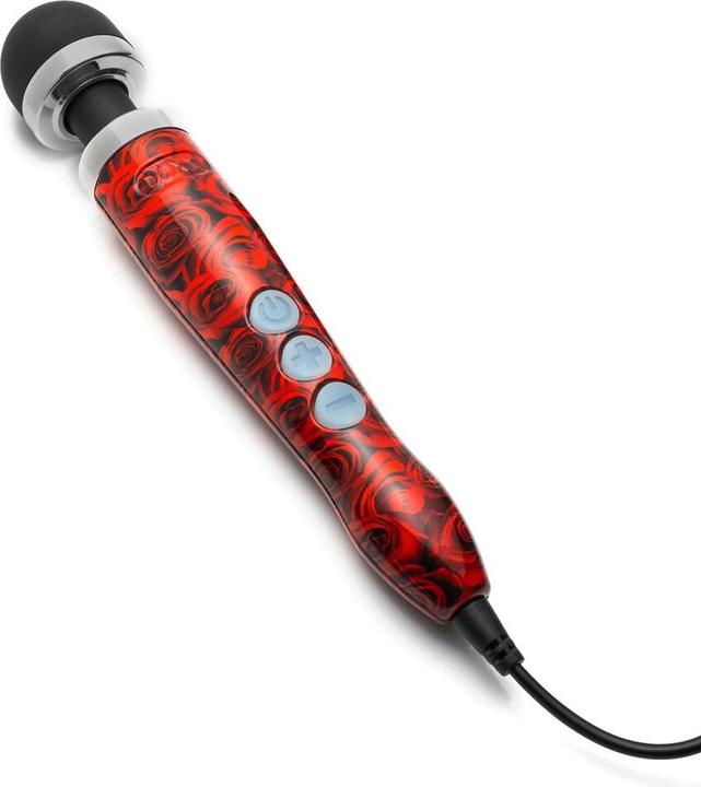 Actual product image Doxy Number 3 Wall Massager Rose Pattern