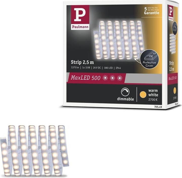 Produktbild Paulmann MaxLED 500 Stripe (Warmweiss, 250 cm, Indoor)