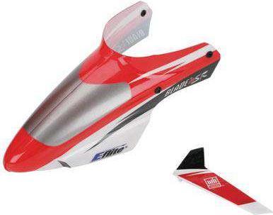 E-Flite Kabinenhaube und Leitwerk rot Blade MSR