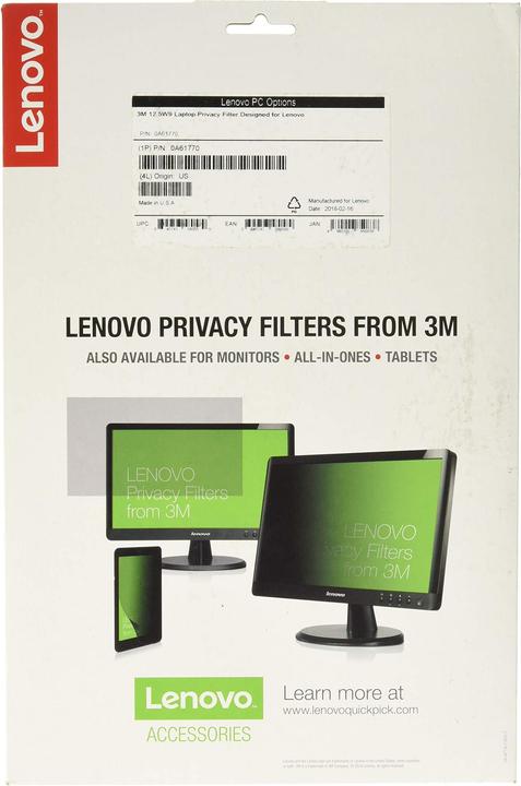 Produktbild Lenovo ThinkPad 12,5" Privacy filter (X220) (12.50")