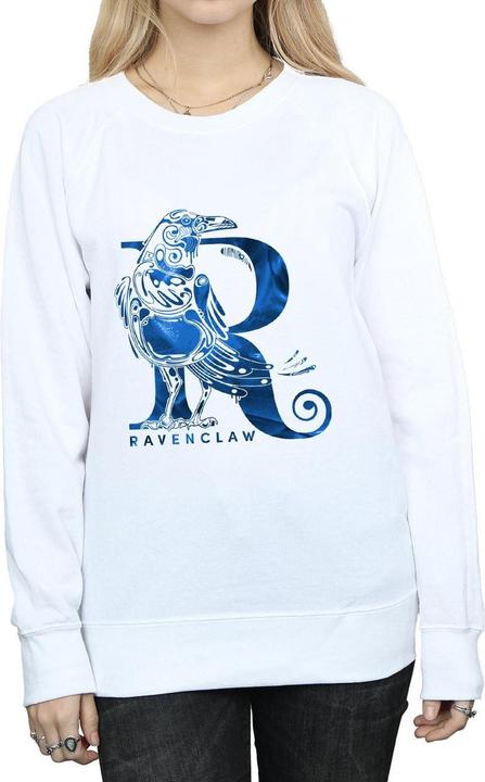 Actual product image Womens/Ladies Ravenclaw Raven Sweatshirt (XL)