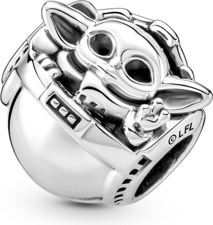 Pandora Star Wars Grogu & Krippe (Silber 925)