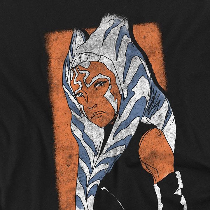 Actual product image Ahsoka Unisex Adult Sketch T-Shirt (XL)