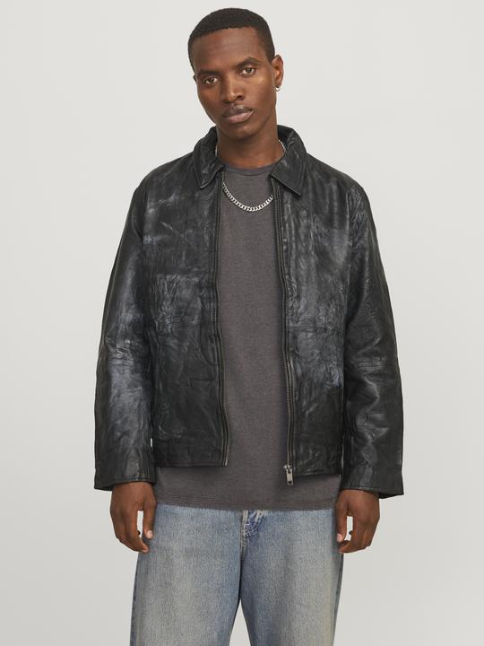 Produktbild Jack & Jones Jorcrincle Leather Jkt Styd Aw24 (S)