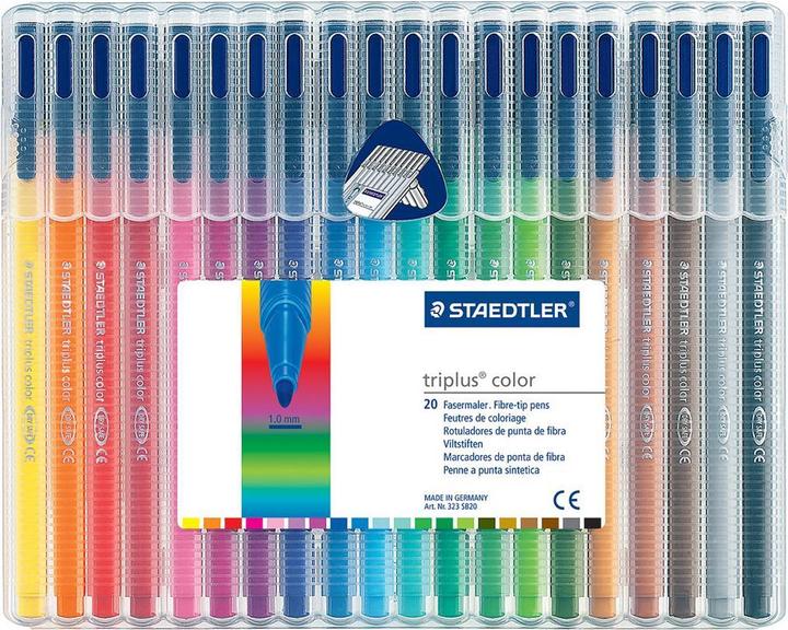 Staedtler Fibre pen tripluscolor 323 (Multicoloured, 20 x)