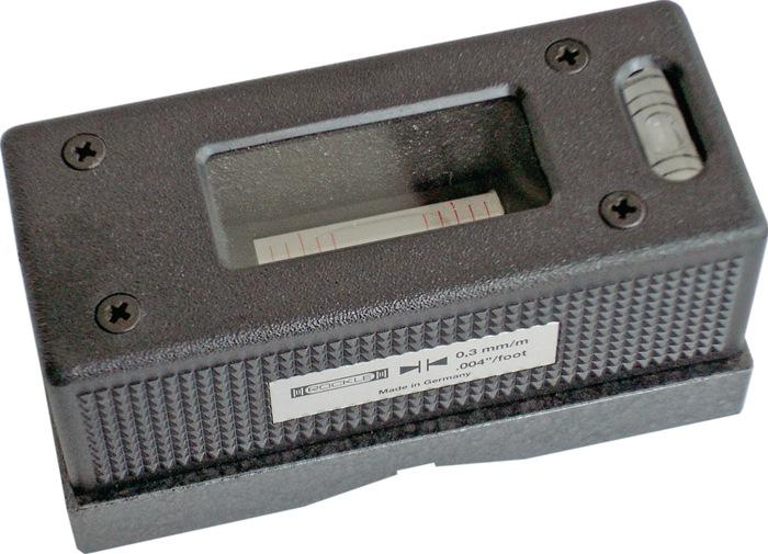 Actual product image Roeckle Crank pin spirit level 90 mm in case. highly sensitive (9 cm)
