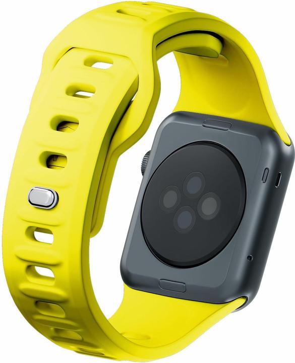 Image du produit 3MK Silicone Watch Strap żółty/yellow dla Apple Watch 38/40/41mm (Silicone, Acier inoxydable)