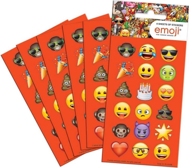 Image du produit Emoji - Feuille d'autocollants