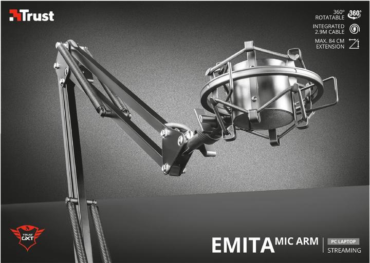 Actual product image Trust GXT 253 Emita Streaming microphone boom