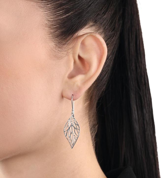 Produktbild zz_ArchivedByPCD_Amor Schmuck_zu_Amor Amor Ohrschmuck für Damen, 925 Sterling Silber | Blatt (Silber 925)