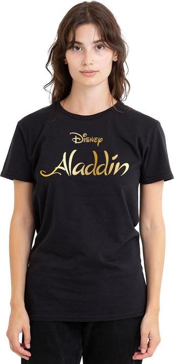 Actual product image Aladdin Unisex Adult Logo T-Shirt (XL)