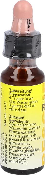 Actual product image Bach Rescue (Emergency) Original non-alcoholic (1 Piece, Liquid, 23 g)