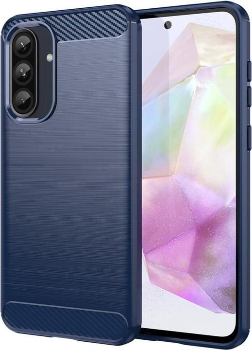 Produktbild Cover-Discount Galaxy A36 / A56 5G - Metall Carbon Look Hülle (Samsung Galaxy A56, Samsung Galaxy A36)