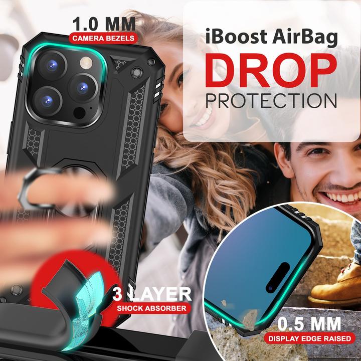 Image du produit Nalia Étui antichoc Military-Style Ring (Apple iPhone 16 Pro)