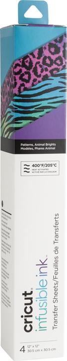 Produktbild Cricut Aufbügelfolie Infusible Ink Animal Brights 4 Stück