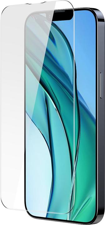 Produktbild Baseus All-glass Crystal Tempered Glass EasyStick Film iP14 (Pack of 2) (2 Stück, Apple iPhone 14)