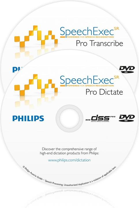 Image du produit Philips SpeechExec Pro Transcribe version complète, 1 poste de travail