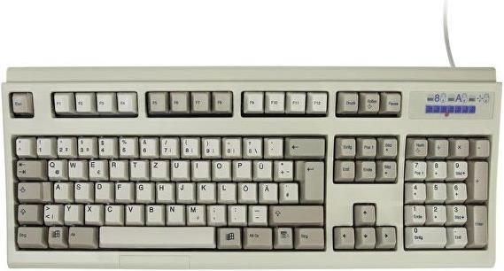 Produktbild Unicomp Tastatur mit USB-Anschluss. Baugleich zu IBM Model M "Clicky Keyboard", D-CH (DE, Kabelgebunden)