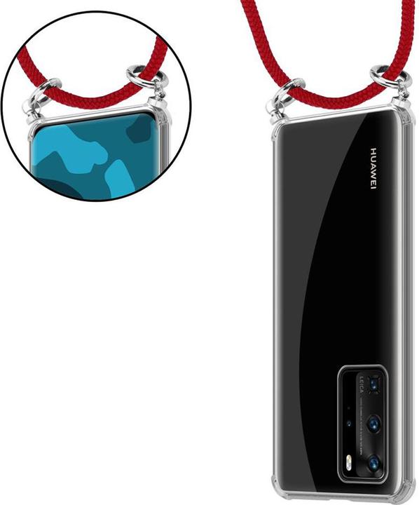 Produktbild Cadorabo TPU Handy Kette SILBER Cover