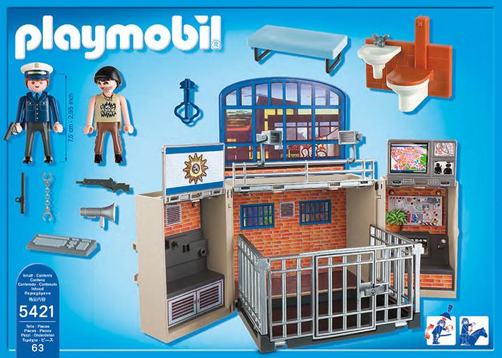 Produktbild Playmobil Aufklapp-SpielBox "Polizeistation" (5421)