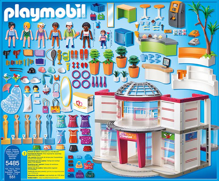 Image du produit Playmobil Centre commercial avec aménagement (5485, Playmobil City Life)