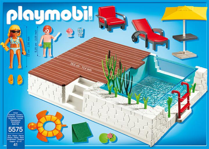 Produktbild Playmobil Einbau-Swimmingpool (5574, Playmobil City Life)