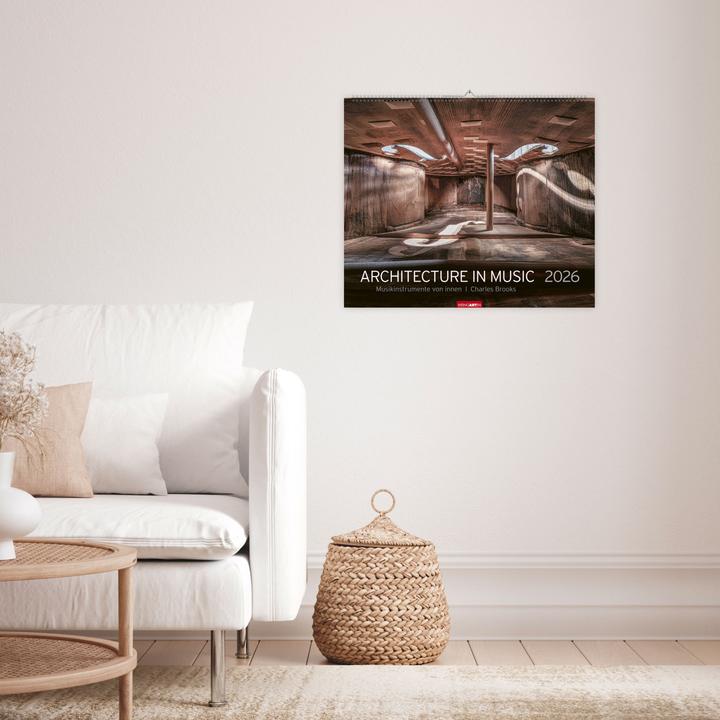 Immagine prodotto Architecture in Music Kalender 2026 - Musikinstrumente von innen (55 x 46 cm, Tedesco)