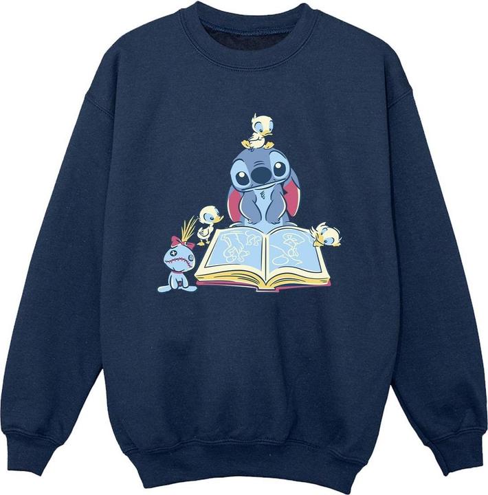 Image du produit Disney - Sweat LILO & STITCH READING A BOOK - Garçon (140, 146)