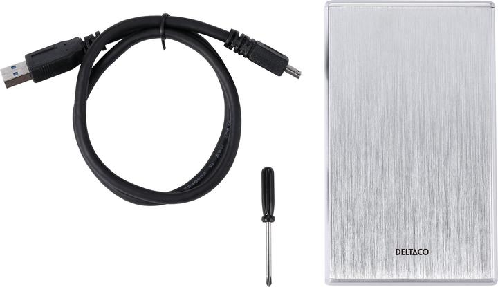 Actual product image Deltaco HDD box 1x2.5, SATA 6Gb (2.5")