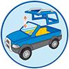 Actual product image Playmobil Car with horse trailer (5223)