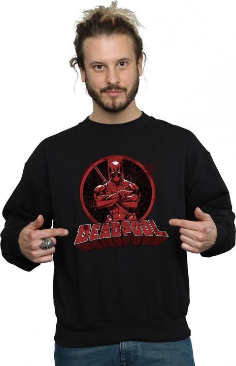 Produktbild Deadpool Crossed Arms Logo Sweatshirt (XXL)