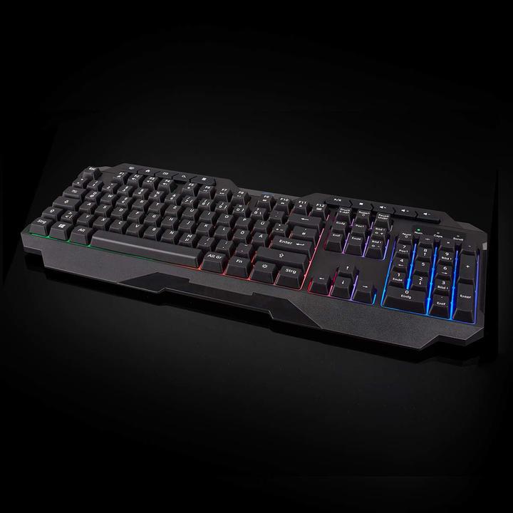 Image du produit Nedis Clavier de jeu filaire | USB Type-A | Touches à membrane | LED | QWERTY | DE-Layout | Longueur du (DE, Filaire)