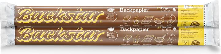 Image du produit Backstar papier de cuisson (42 x 33 cm)